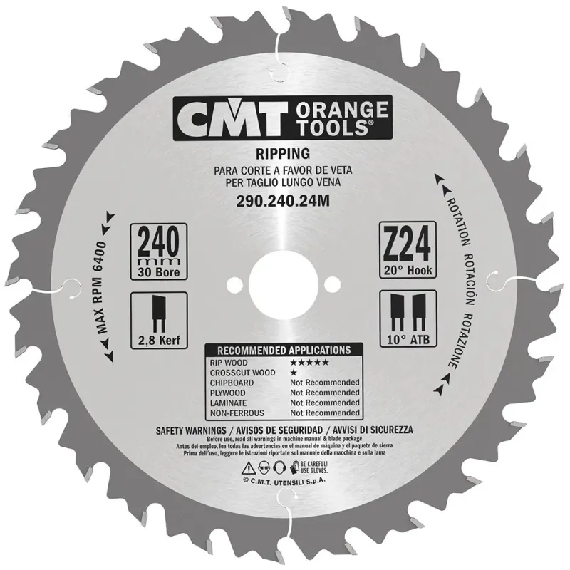 Cmt Klinge 240x2 8x30 Z24   290 240 24m
