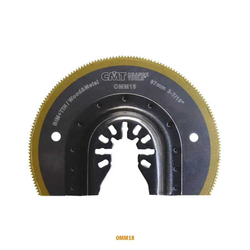 Cmt Multicut 87mm Radial Bim Træ-metal Omm18-x1