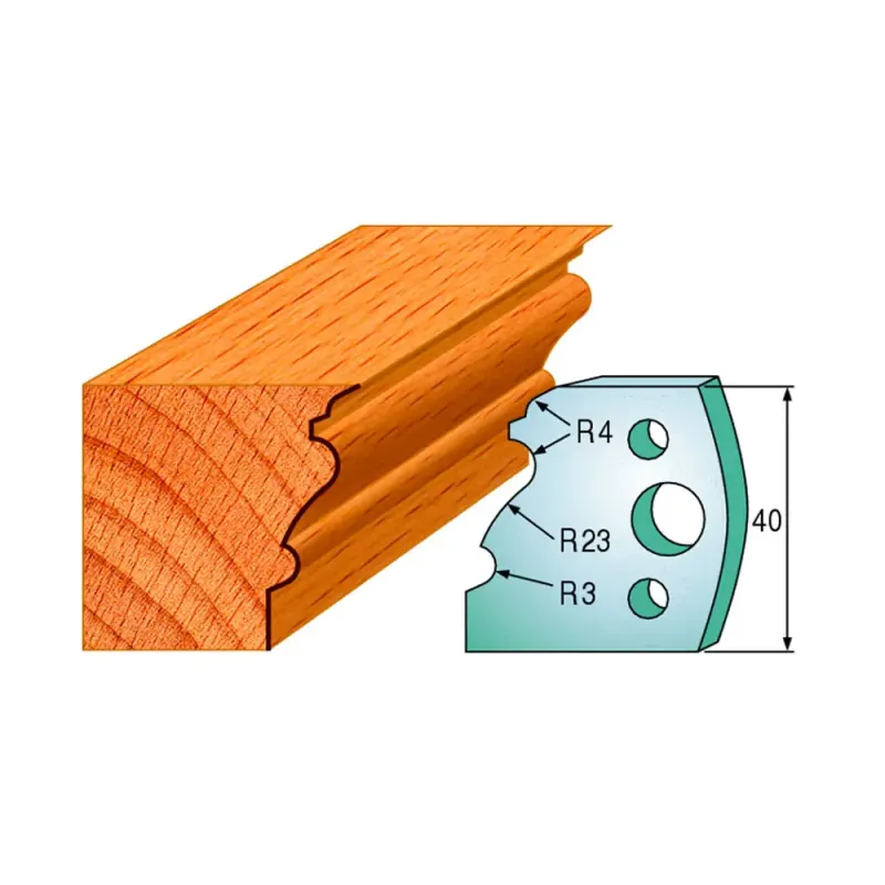 Cmt Profilknive Sæt 40mm Nr  103 690 103