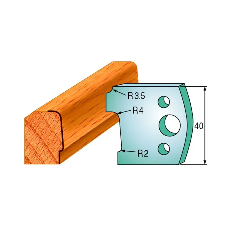 Cmt Profilknive Sæt 40mm Nr  130 690 130