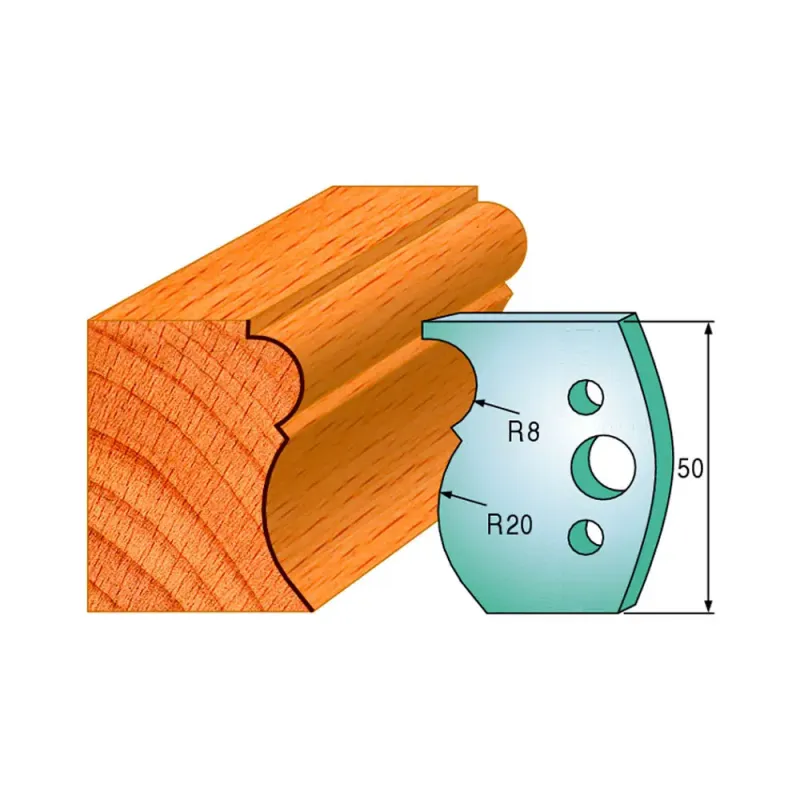Cmt Profilknive Sæt 50mm Nr  502  690 502