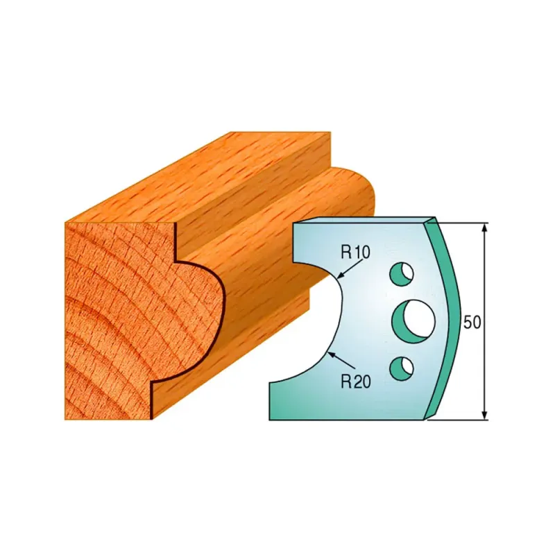 Cmt Profilknive Sæt 50mm Nr  504  690 504