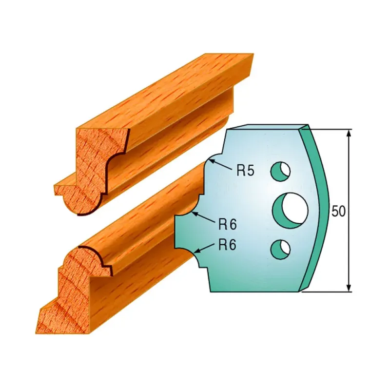 Cmt Profilknive Sæt 50mm Nr  542 690 542