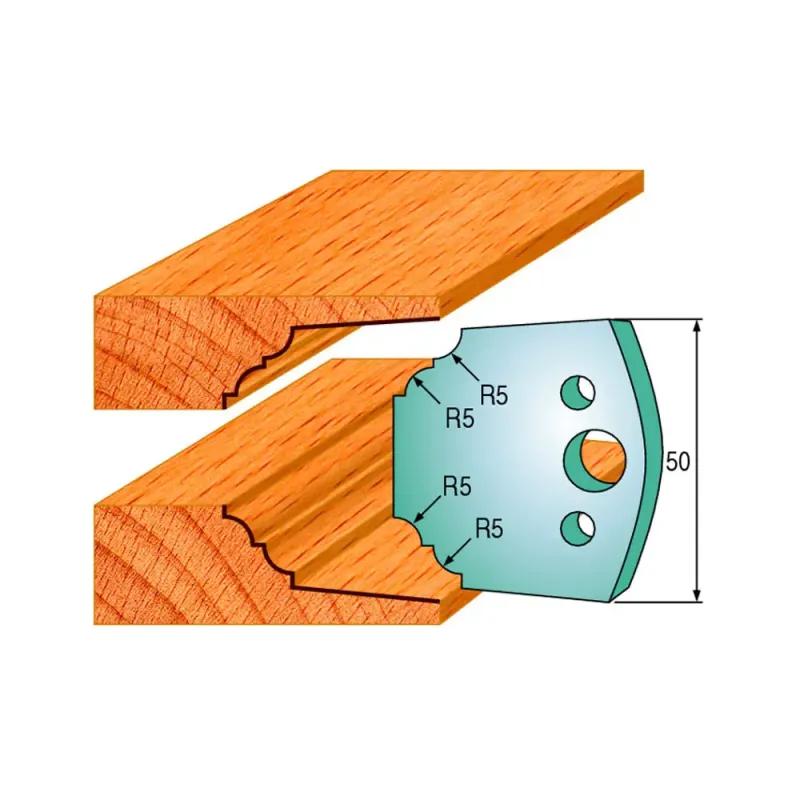 Cmt Profilknive Sæt 50mm Nr  580 690 580