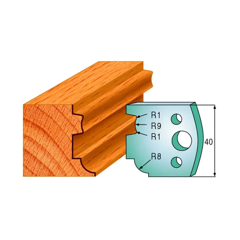 Cmt Profilknive Sæt 40mm Nr   26 690 026