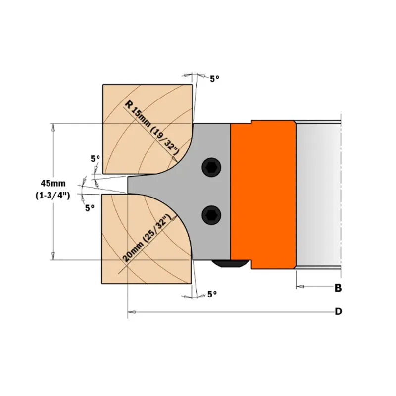Cmt Radieplatte R15 20   Stk  Cmt 695 004 15