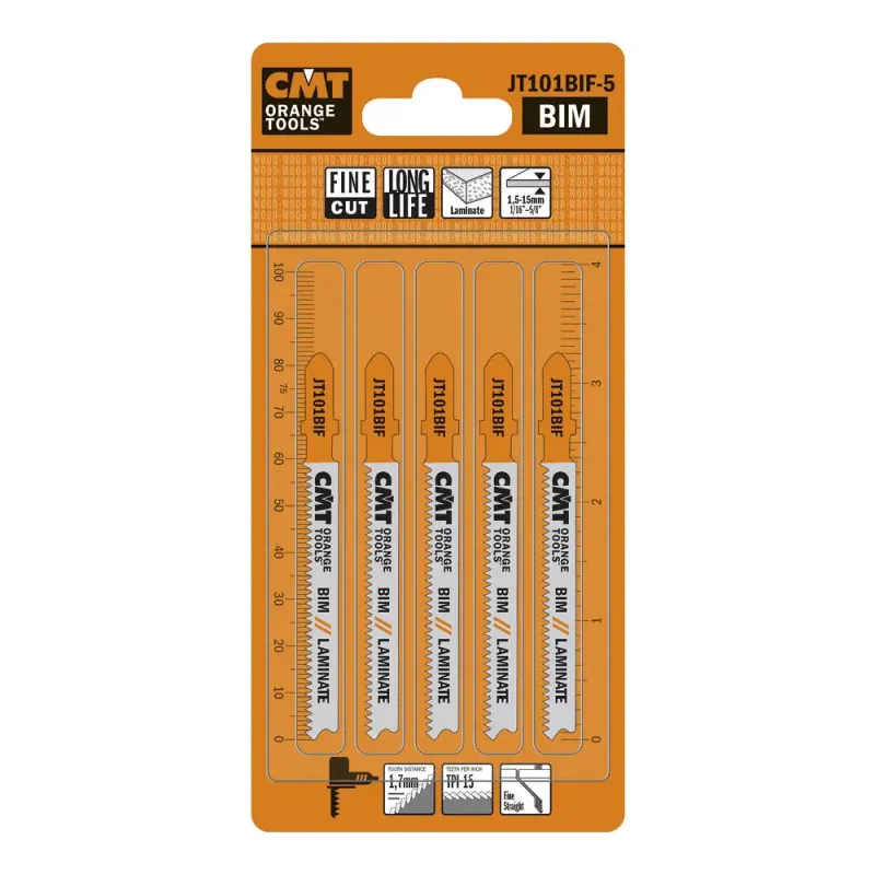 Cmt Stiksavklinge 58mm Bim Laminat Jt101bif-