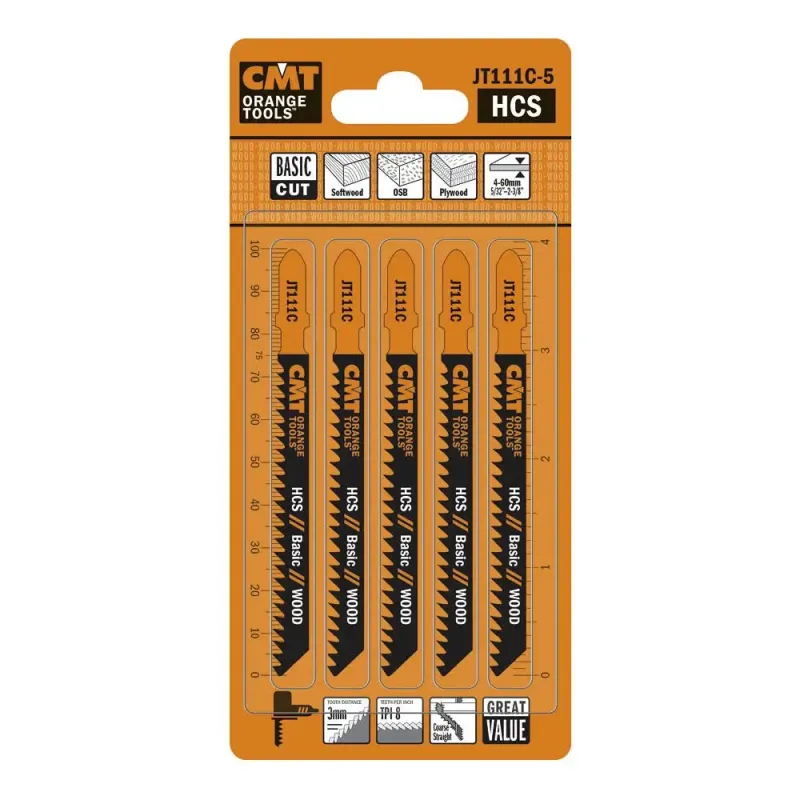 Cmt Stiksavklinge 75mm Hcs Basic Jt111c-