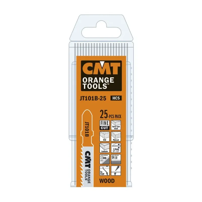 Cmt Stiksavklinge 75mm Hcs Fine Jt101b-25