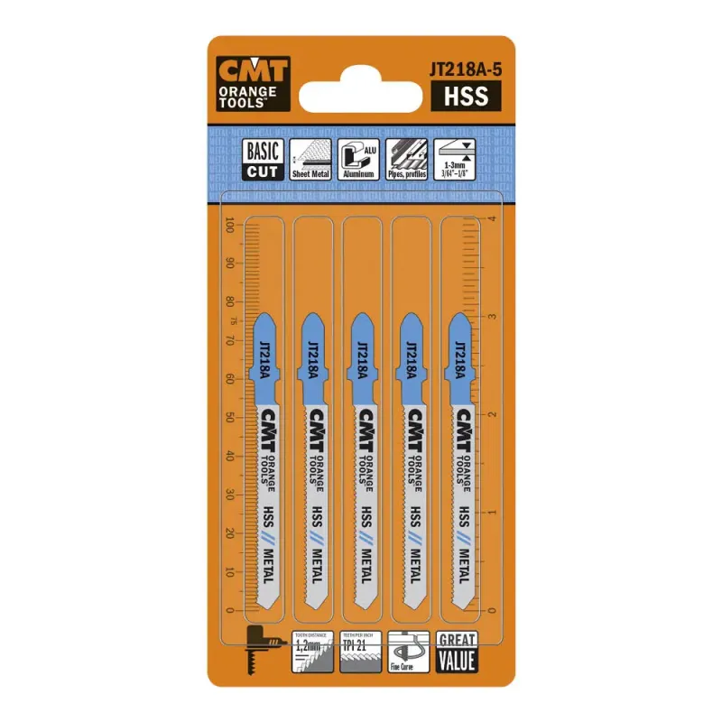Cmt Stiksavklinge 50mm Hss Metal Basic Jt218a-