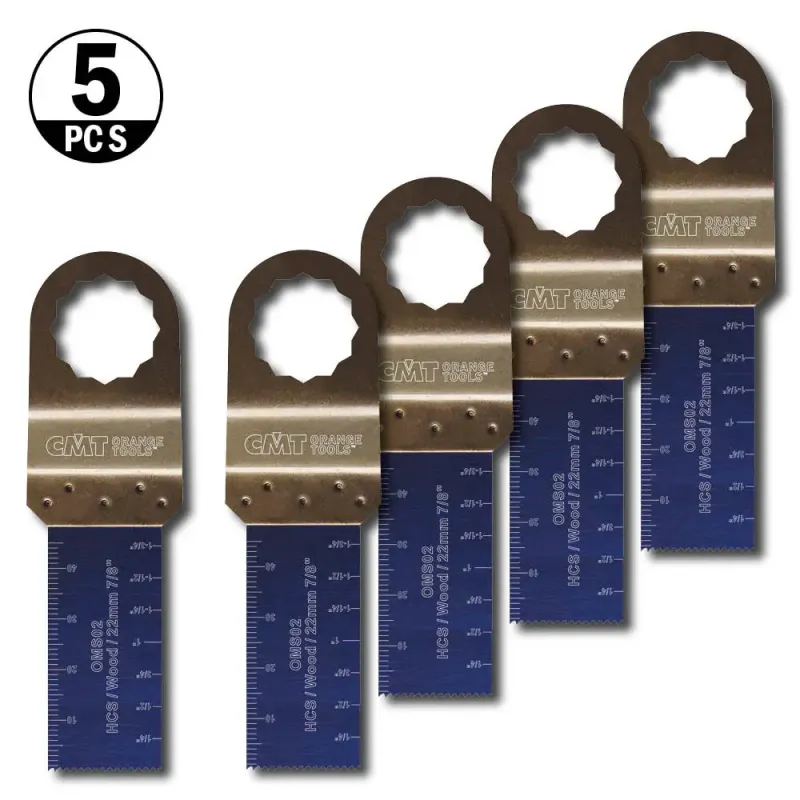 Cmt Supercut 22x48mm Hss Træ-plast Oms02-x5