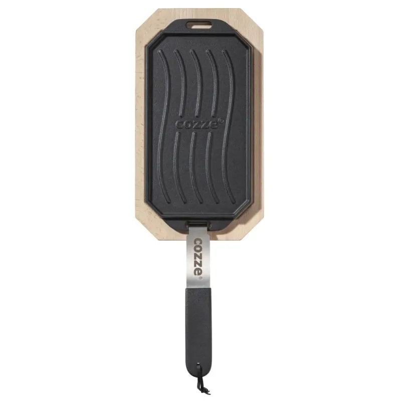 Cozze Vendbar Støbejernspande Med Bordskåner 165   330 Mm