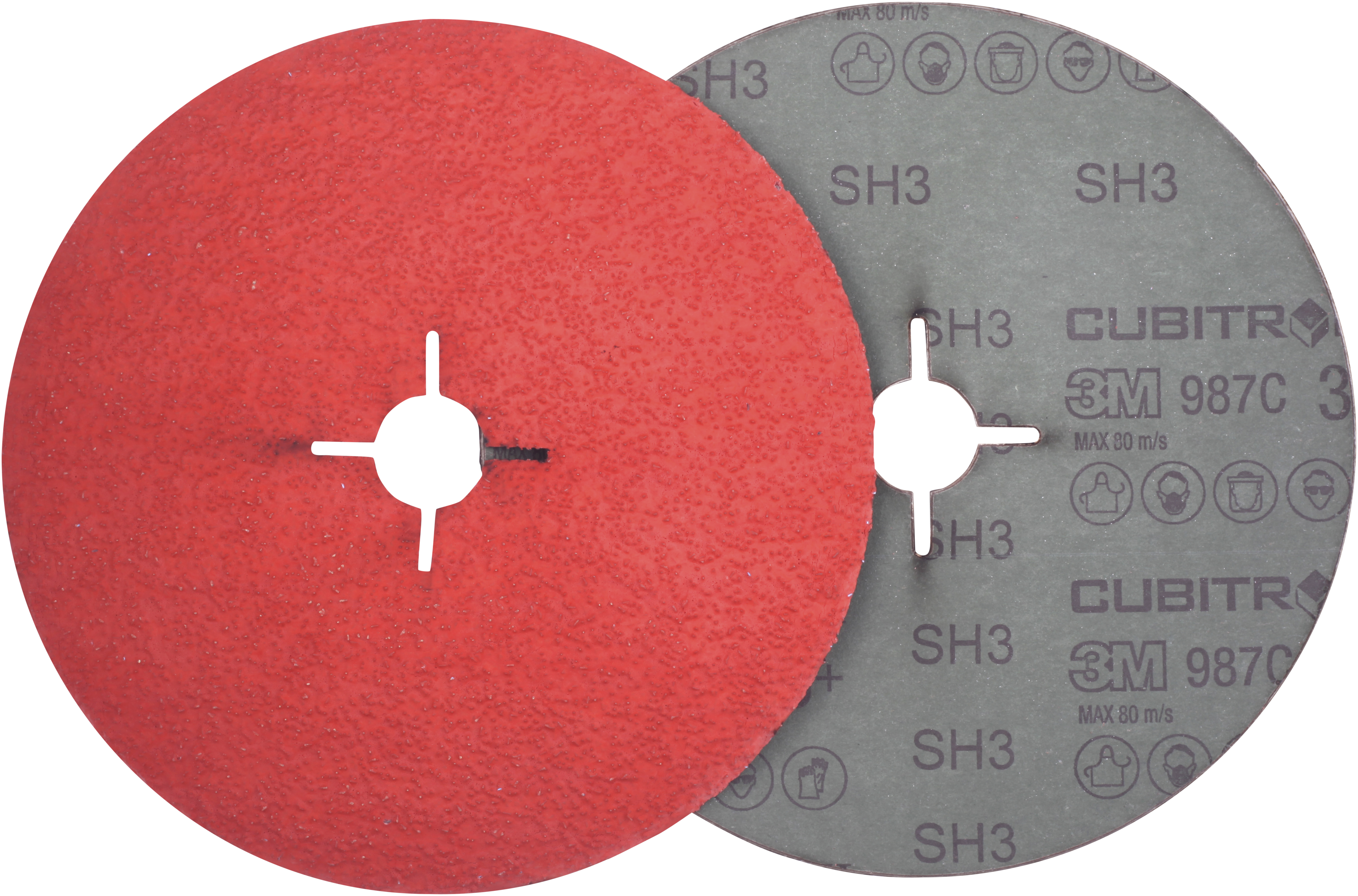 Cubitron Ii Fiberrondel 987c P80 100mm