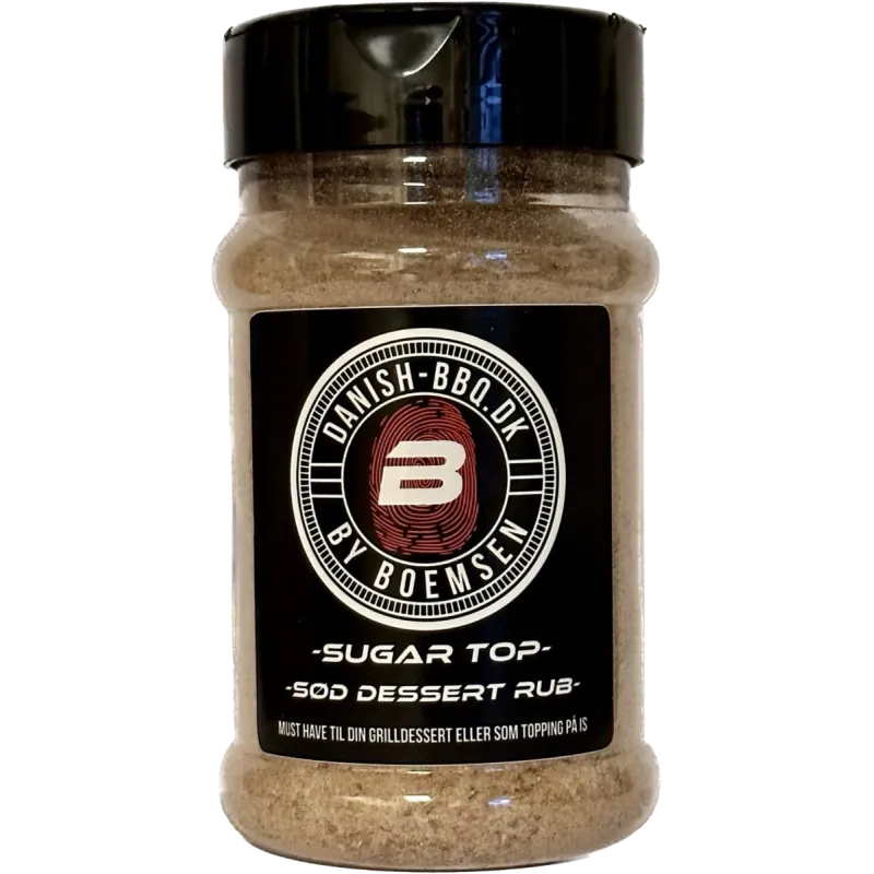 Danish Bbq Sugar Top 230g Rub