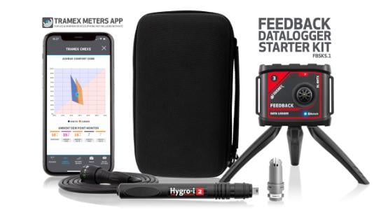 Datalogger Sæt  Temperatur   Fugt Inkl  Ekstern Fugtprobe