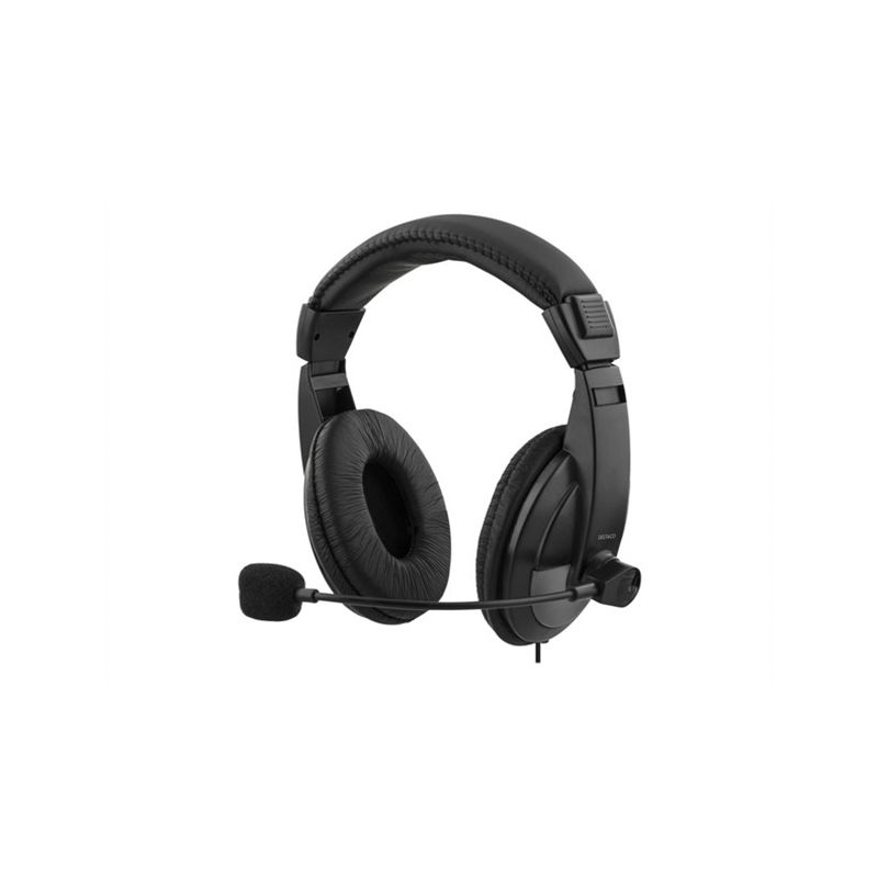 Deltaco Usb-headset Med Mikrofon   Volymkontroll 2m Kabel    Headset