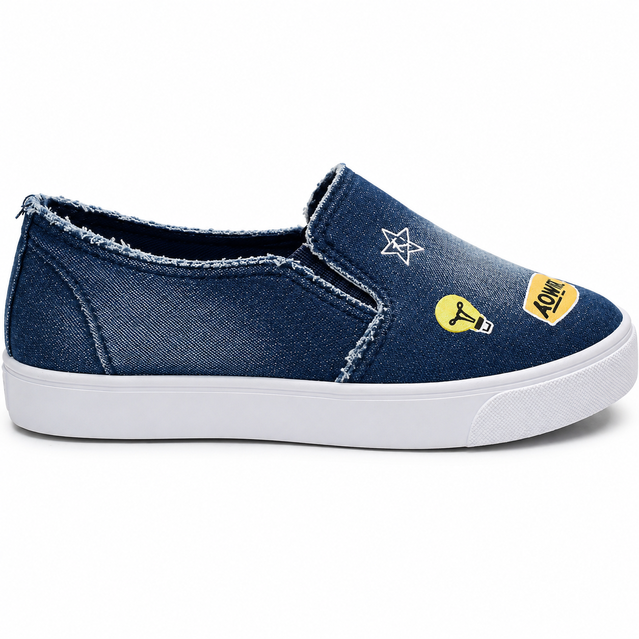 Denim Smile Slip-on Sneaker 41