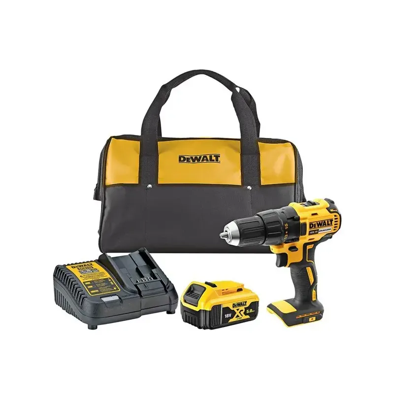 Dewalt 18v Xr Kulløs Boremaskine   Soft Bag     Ah   Lader Dcb115 Dcd777p1-qw