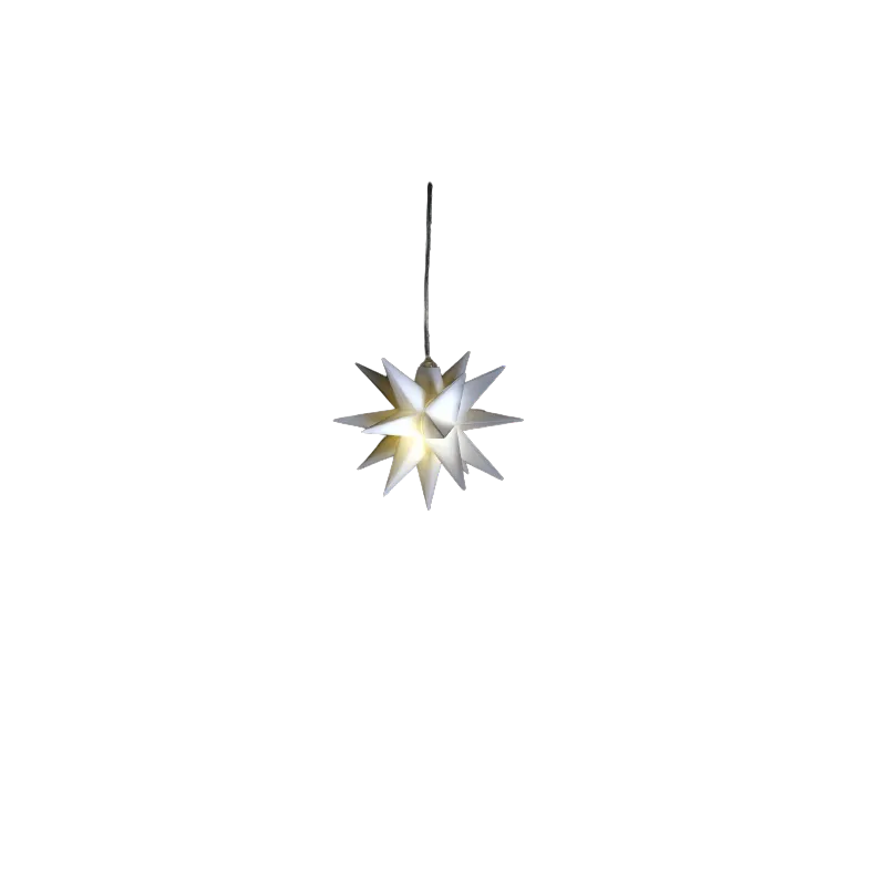 Dga Lyskæde Led Stjerne  Hvid10x10cm 25041004