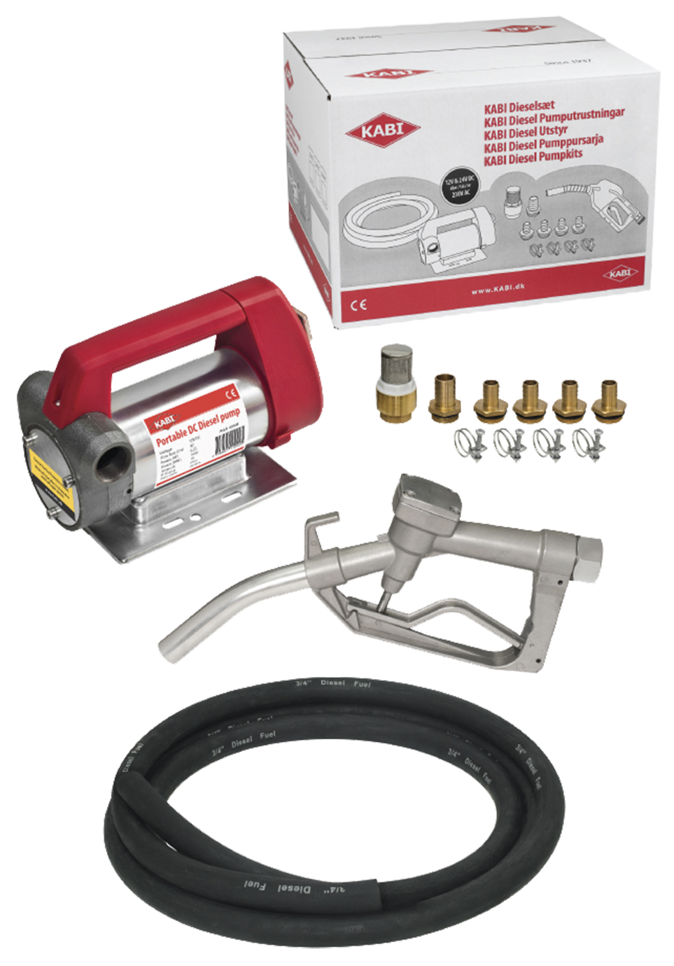 Dieselpumpesæt   Manuel Pistol 40 Ltr Min 230v