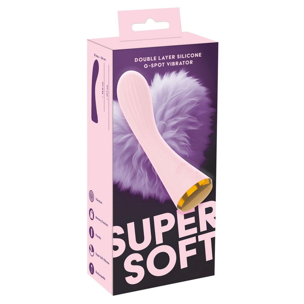 Double Layer Silicone  -spot Vibrator Super Soft