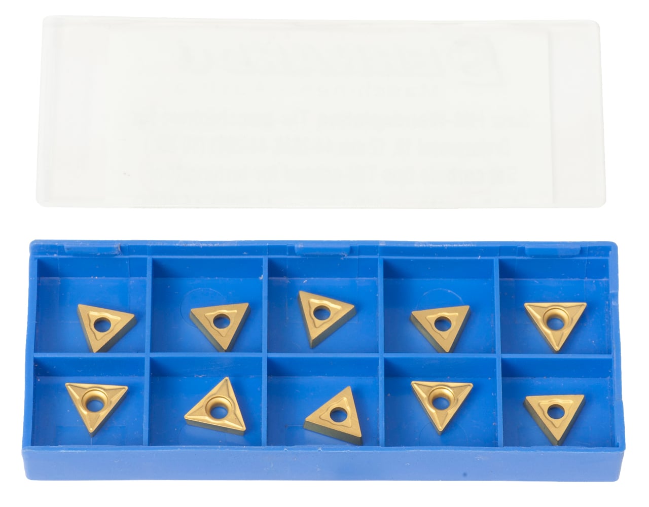 Satz Hm-wendeschneidplatten  10 Stk  Für Drehmeissel 10   12 Mm