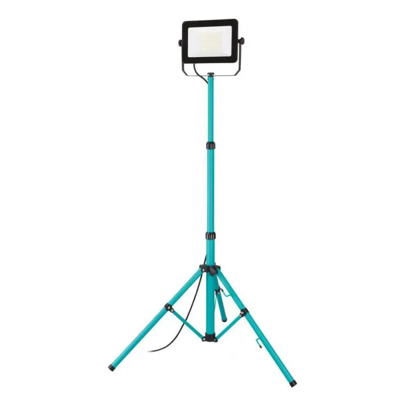Eglo Arbejdslampe Stativ 100w 9000lm Ip65 Turkis Arbejdslampelampe 900539