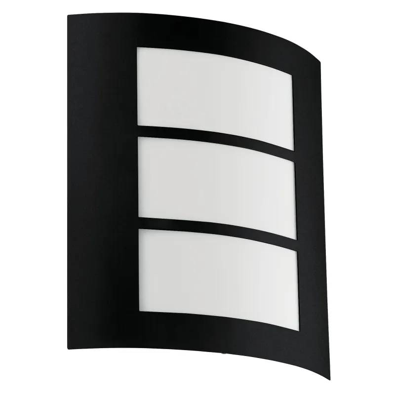 Eglo City Ude Væg E27 Sort Udendørslampe 99567