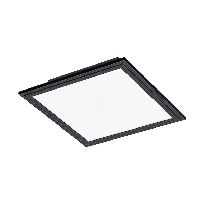 Eglo Salo   Loft 300x300 2000lm 4000k Sort Hvid Loftlampe 900817