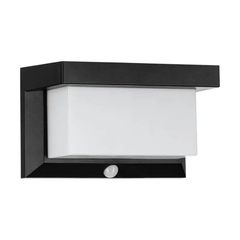 Eglo Utrera Solcelle Væg L200 800lm 2000mah Sort Solcellelampe 48968