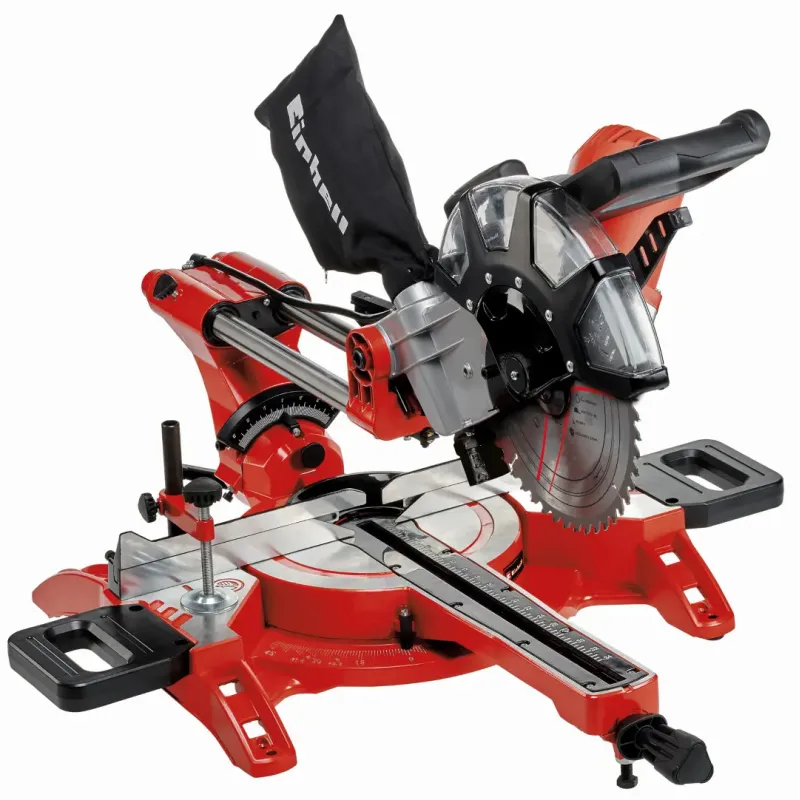 Einhell Tc-sm 2534   Dual Kap- Geringssav Med Udtræk ø250 Mm 230v 2100w