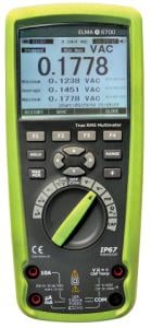 Elma 6700   Sand Rms Multimeter  Ip67 Og Indbygget Datalogger