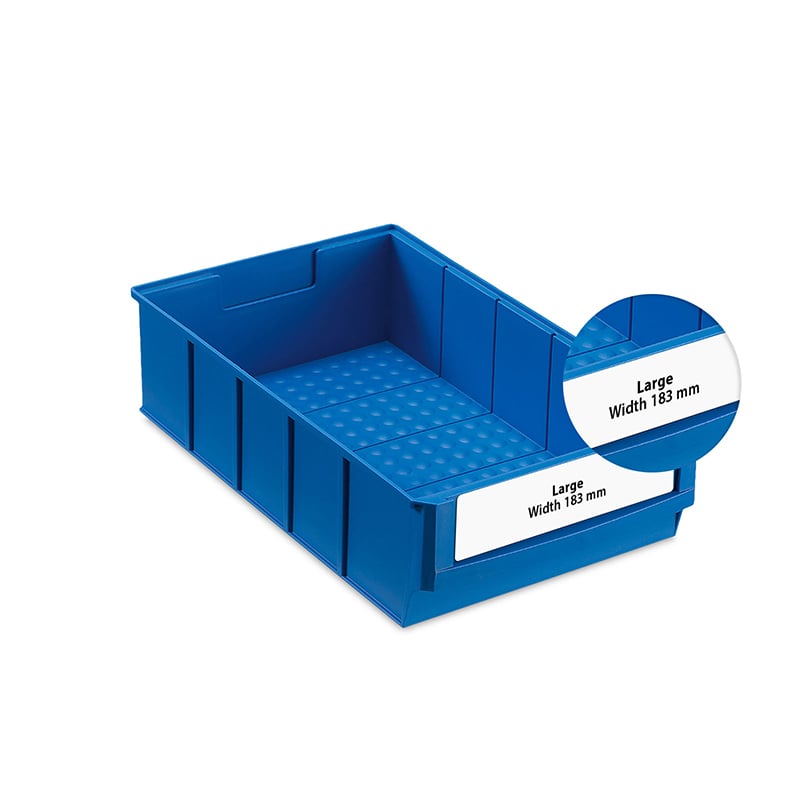 Etiket Bred Version For Lagerkasse Bredde   183 Mm  Forpakning Med 60 Stk