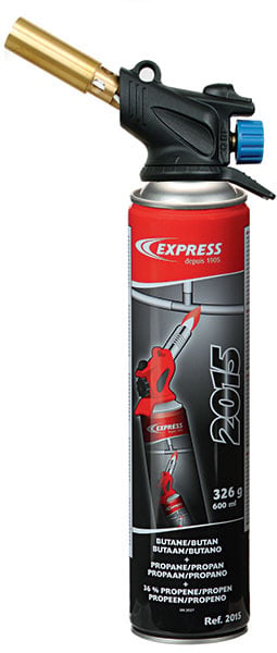 Express Gasbrænder Kit   Piezo  Kan Anvendes   Alle Positioner Incl  Gas 2015