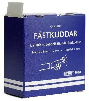 Fästkuddar 700a12mmx25mm 100st