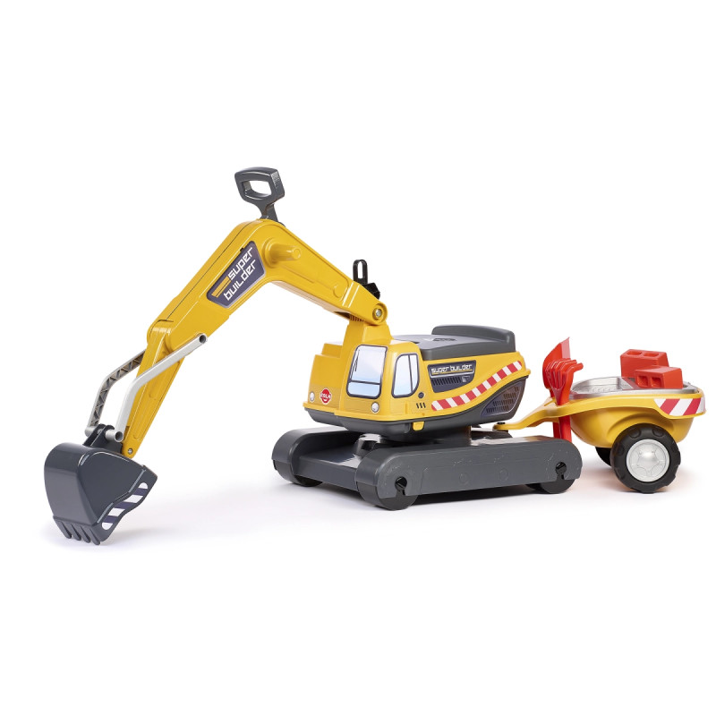 Falk Gravemaskine Super Builder Med Trailer
