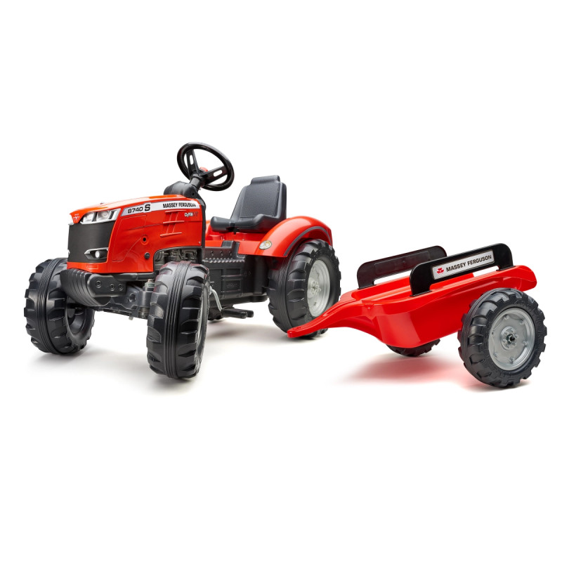 Falk Traktor Med Vogn Massey Ferguson
