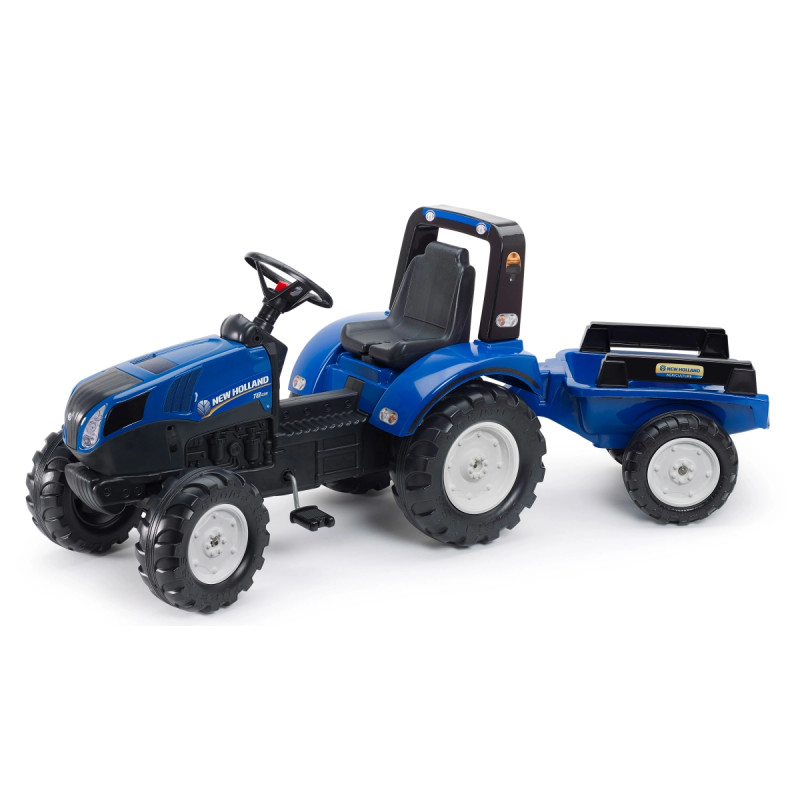Falk Traktor Med Vogn New Holland
