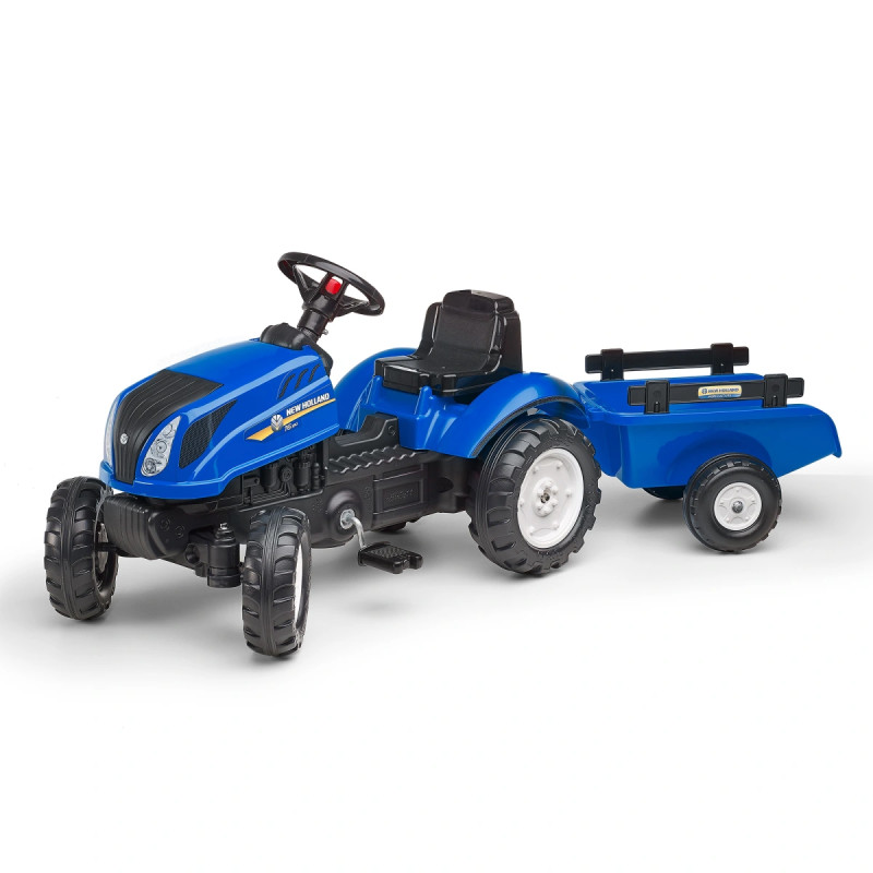 Falk Traktor Med Vogn New Holland
