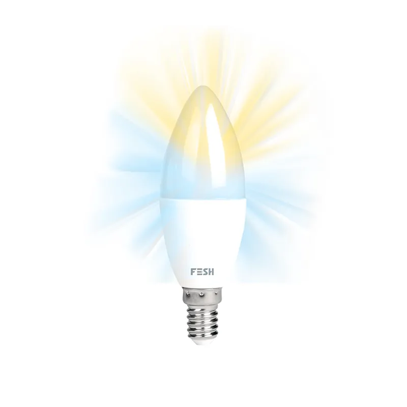 Fesh Smart Home Led Kertepære  Kold Varm E14 5w   37