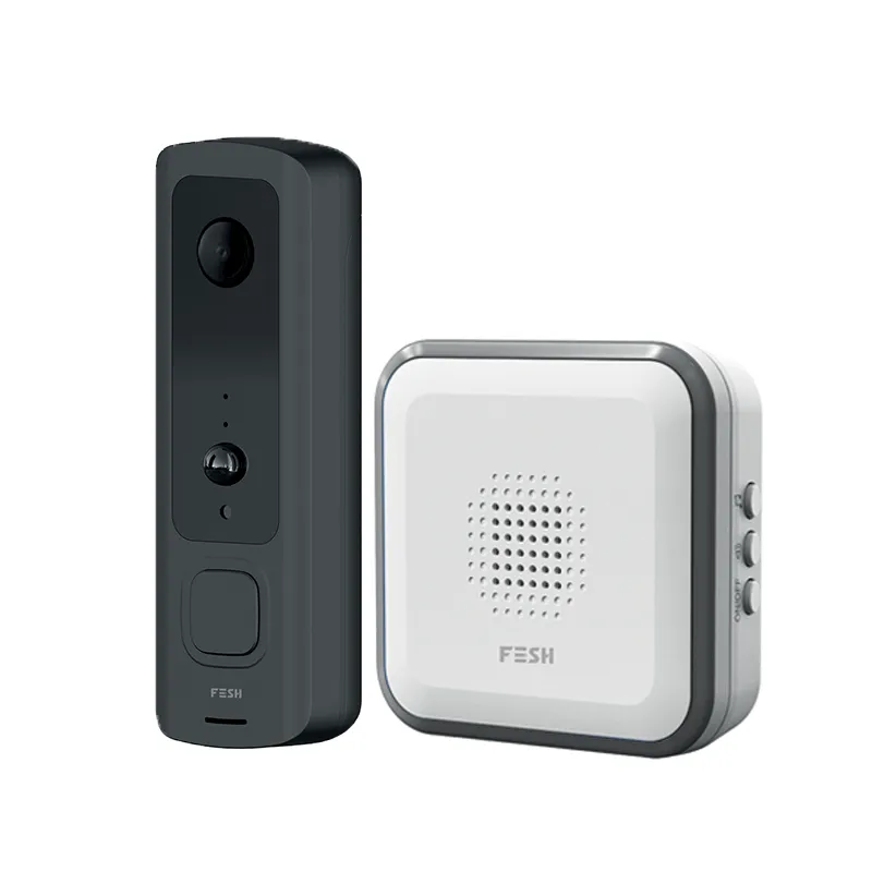 Fesh Smart Home Videodørklokke Med Lydgiver