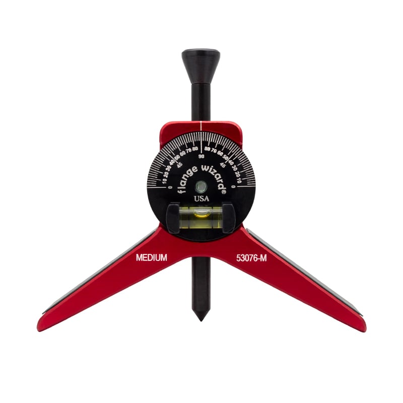 Flange Wizard Centerhoved For   Quot  Rør Med Magnet Og Vinkelskive Med Libelle