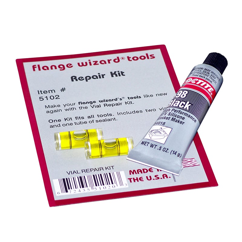 Flange Wizard Reparations Kit Med   Stk  Libeller Og Forseglingslim