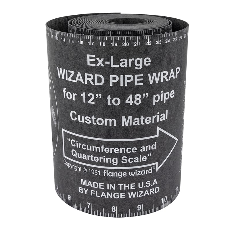 Flange Wizard Wrap-around Ww-19 Extra-large For 12 Quot -48 Quot  Rør  180 Quot  Længde     Quot  Bredde