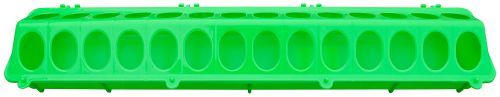 Fodertrug Plast Grøn     10x50 Cm