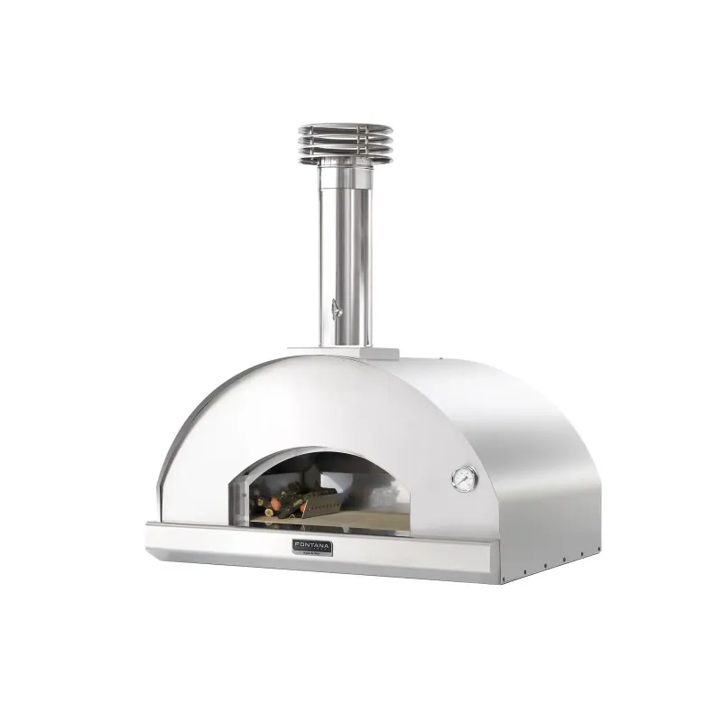 Fontana Forni Mangiafuoco Inox Pizzaovn Uden Vogn
