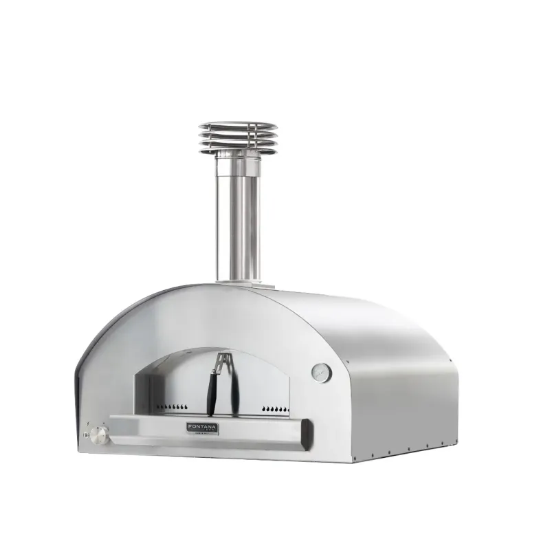 Fontana Forni Marinara Inox Gas Pizzaovn Bordmodel