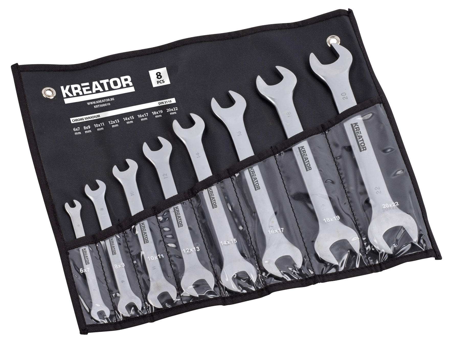 Gaffelnøglesæt Dele -22 Mm
