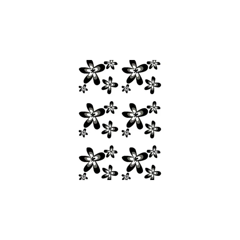 Geyser Black Flower Badeforhæn 180x200 Cm Polyester