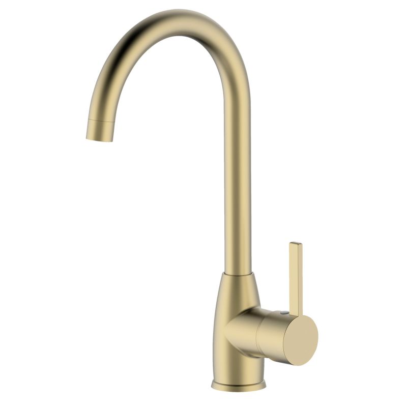 Geyser Mini Køkkenarmatur Mat Guld